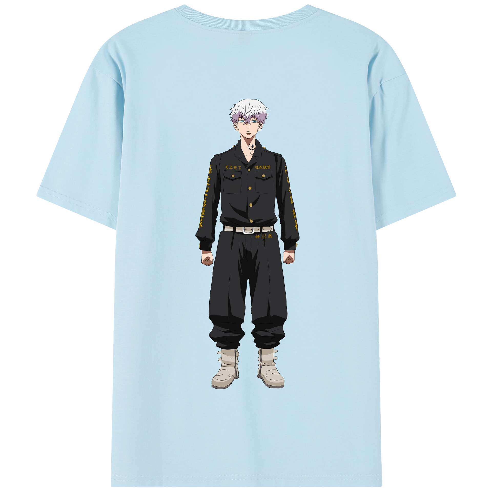 （画像用） 東京リベンジャーズ Tokyo Revengers 綿100％半袖Tシャツ（背面プリント）